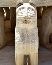 leones en el palacio de la alhambra