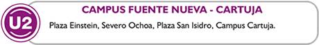 linea u2, campus fuente nueva, cartuja